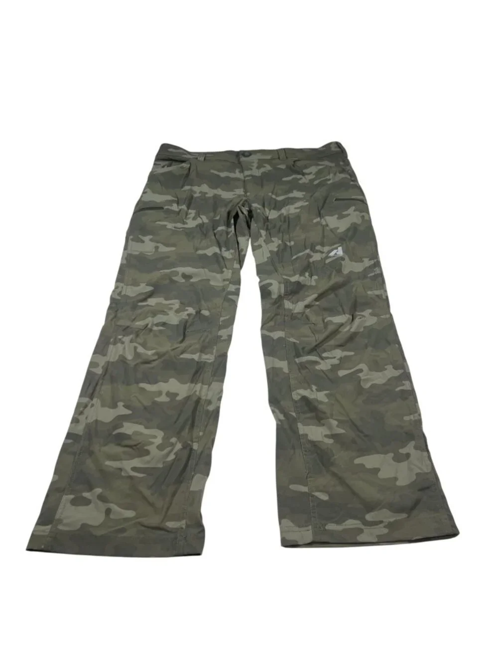 Eddie Bauer Mens First Ascent Camo Cargo Pants Size 36x30 Hiking Stretch